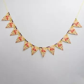 Гирлянда «Фламинго», 12 флажков