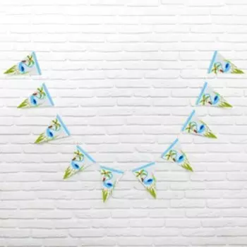 Гирлянда «Фламинго», 2,5 м, цвет голубой