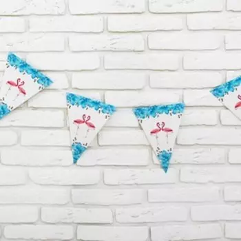 Гирлянда «Фламинго», 3 м, цвет голубой