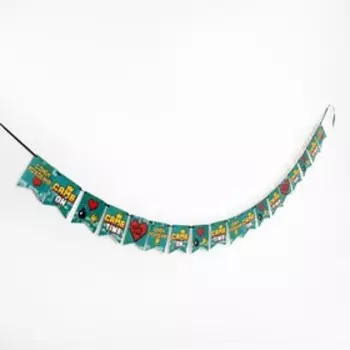 Гирлянда-флажки Game Time, «С Днём Рождения!», 300 см