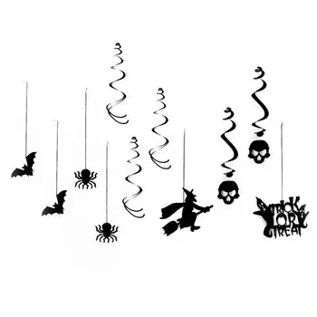 Гирлянда бумажная «Хэллоуин», 10 флажков