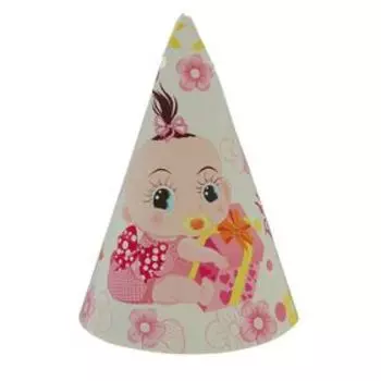 Гирлянда из колпаков «С днём рождения», малышка, 200 см