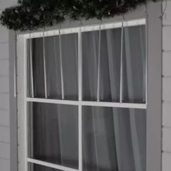 Гирлянда «Сосульки» 3 0.5 м, IP44, прозрачная нить, 288 LED, свечение белое с эффектом стекания, 12 В