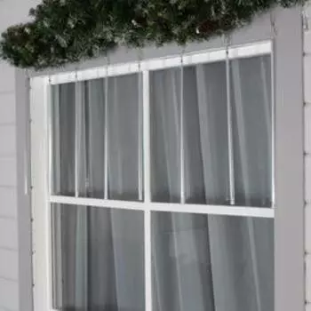 Гирлянда «Сосульки» 3 0.5 м, IP44, прозрачная нить, 288 LED, свечение мульти с эффектом стекания, 12 В