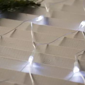 Гирлянда «Сеть» 1.6 × 1.6 м, IP20, прозрачная нить, 144 LED, свечение белое, 8 режимов, 220 В, УЦЕНКА