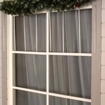 Гирлянда «Сосульки» 2.5 0.5 м, IP65, прозрачная нить, 288 LED, свечение тёплое белое с эффектом стекания, 12 В