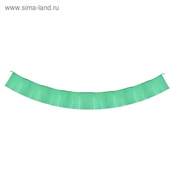 Гирлянда-тассел «Кисточки», 3 м, цвет зелёный