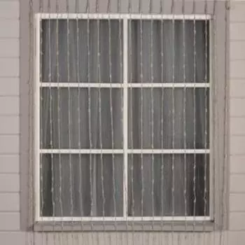 Гирлянда «Водопад» 2 6 м, IP44, УМС, прозрачная нить, 1500 LED, свечение белое, 8 режимов, 220 В