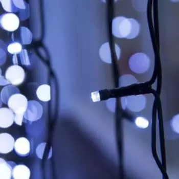 Гирлянда «Занавес» 2 3 м, IP44, УМС, тёмная нить, 760 LED, свечение белое, мерцание, 220 В