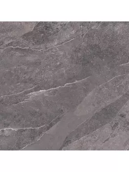 Глазурованный рельефный керамогранит Cersanit Coastline 17894, ректификат, 598598 мм, цвет тёмно - серый, 1.788 м