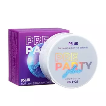 Глиттер-патчи PSLAB с гиалуроновой кислотой для интенсивного увлажнения, 80 шт.