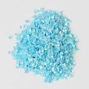 Глиттер в баночке "Ромбики голубые" р-р 3 мм 5 гр 4х2х2 см