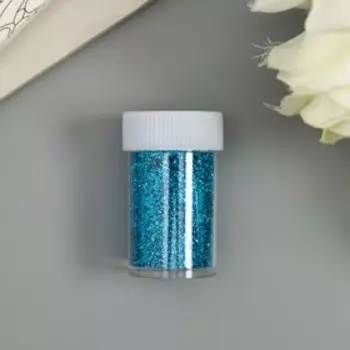 Глиттер в баночке с дозатором "Пудра синяя палитра" набор 4 шт 1б=8гр 2,8х10,7х5,2 см