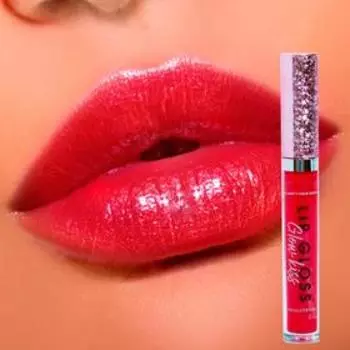 Глиттерный стойкий блеск для губ "GIRL BOSS"