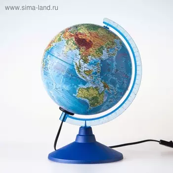 Глобус физический «Классик Евро», диаметр 150 мм, с подсветкой