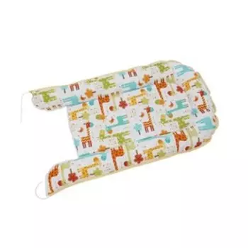 Гнёздышко, размер 54х90 см, цвет жёлтый, принт жирафы