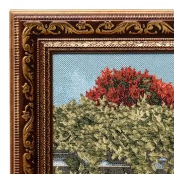 Гобеленовая картина "Белая пергола" 105х79 см