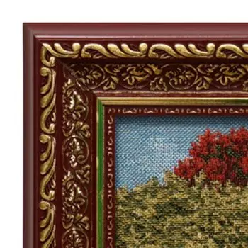 Гобеленовая картина "Белая пергола" 50х70 см