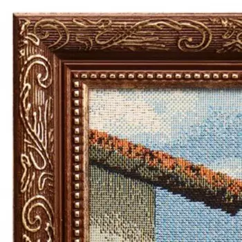 Гобеленовая картина "Цветочная улица" 37*70 см