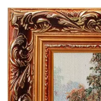 Гобеленовая картина "Островок с деревьями" 58х108 см