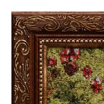 Гобеленовая картина "Ривьера Утренний чай" 70х50 см рамка МИКС