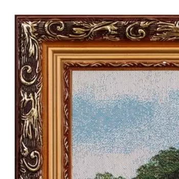 Гобеленовая картина "Стрелка реки" 64x84 см