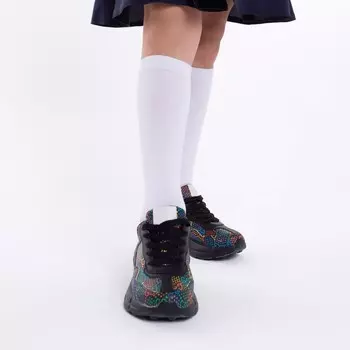 Гольфы детские, цвет белый, размер 14-16