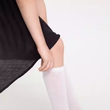 Гольфы детские, цвет белый, размер 20-22