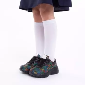 Гольфы детские, цвет белый, размер 20-22