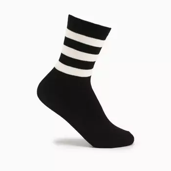 Гольфы детские, чёрные, размер 14-16