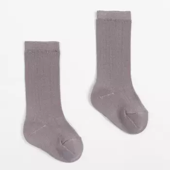 Гольфы детские, цвет серый, размер 16