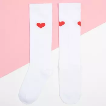 Гольфы детские KAFTAN «Сердечко», 18-20 см, цвет белый