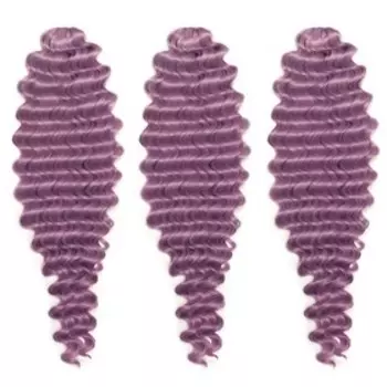 ГОЛЛИВУД Афролоконы, 60 см, 270 гр, цвет сиреневый HKBТ2403 (Катрин)
