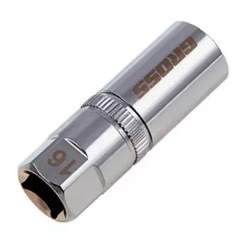 Головка свечная Gross 13188, 12-ти гранная, магнитная, 1/2", 16 мм