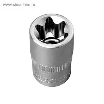 Головка торцевая BERGER BG2174, 1/4", Е18, звездочка