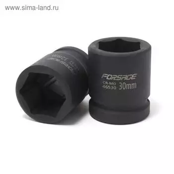 Головка торцевая Forsage F-46524, ударная, 3/4", 6-гранная, 24 мм