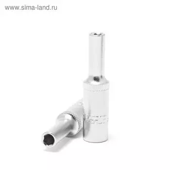 Головка торцевая Forsage F-5255007, глубокая, 1/4", 6-гранная, 7 мм