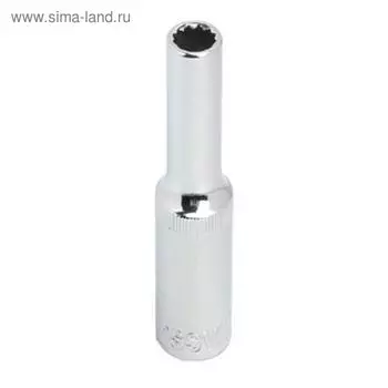 Головка торцевая ROSSVIK ЕК000010889, 12-гранная , глубокая, 1/2", 8 мм