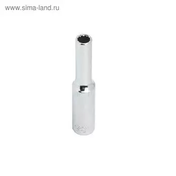 Головка торцевая ROSSVIK ЕК000010891, 12-гранная , глубокая, 1/2", 11 мм