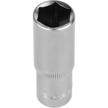 Головка торцевая ЗУБР 27717-13, удлиненная, CrV, FLANK, хроматированная, 1/4", 13 мм 952289