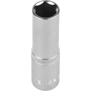 Головка торцевая ЗУБР 27726-13, удлиненная, CrV, FLANK, хроматированная, 1/2", 13 мм