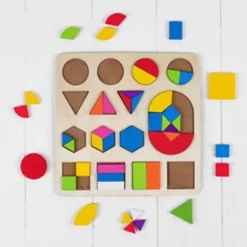 Головоломка "Дроби и целое. Основные формы"