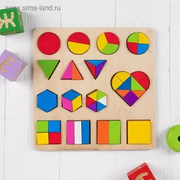 Головоломка "Дроби и целое. Развиваемся" МИКС