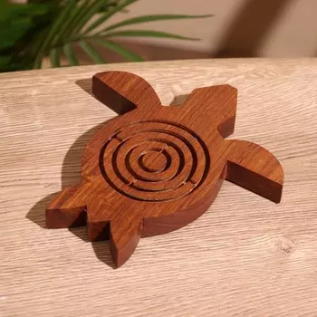 Головоломка-лабиринт «Черепашка», 1515 см, дерево шишам