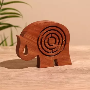 Головоломка-лабиринт «Слон», 1310 см, дерево шишам