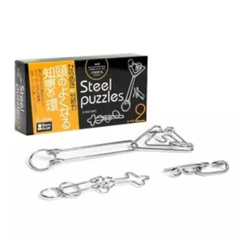 Головоломка металлическая "Твои мозги напрягутся", 3 штуки