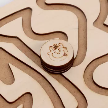 Головоломка Межполушарная доска малая «Лесенка и мираж»