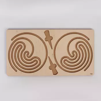 Головоломка Межполушарная доска «Месяц и луна»