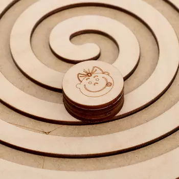 Головоломка Межполушарная доска «Спираль и улитка»