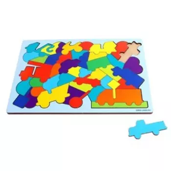 Головоломка «Найди фрагмент», транспорт